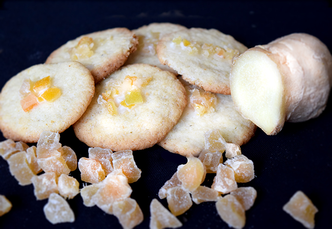 Zitronen-Ingwerkekse