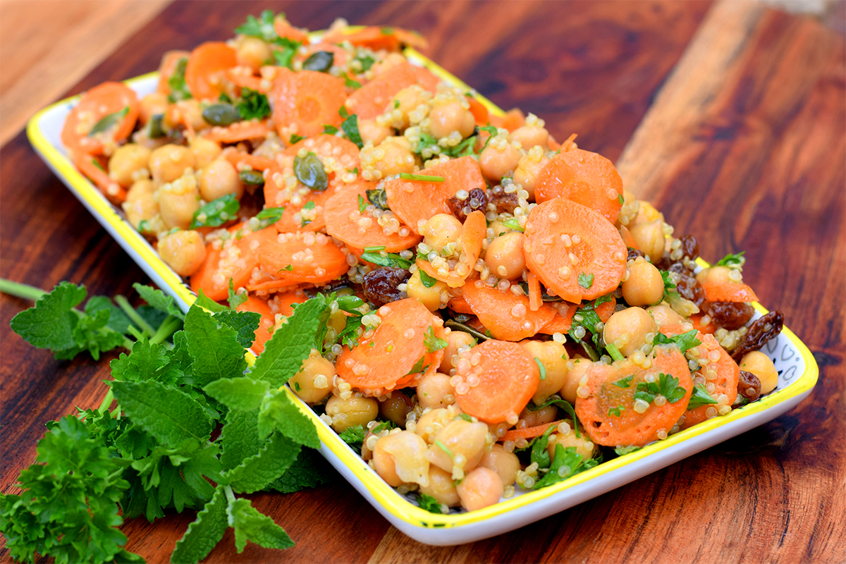 Möhren Kichererbsen