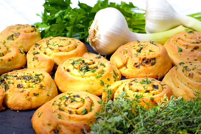 Kräuter- Knoblauchschnecken