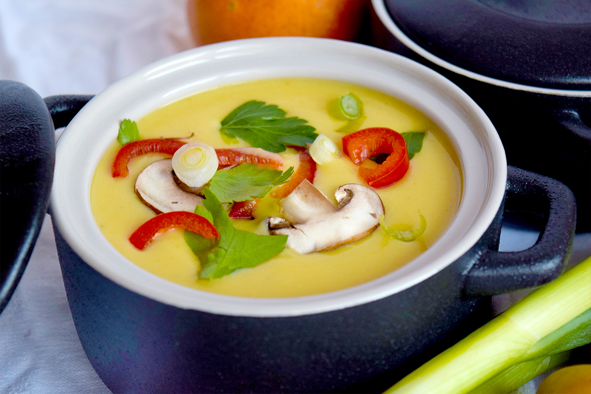 Asiatische Kartoffelsuppe