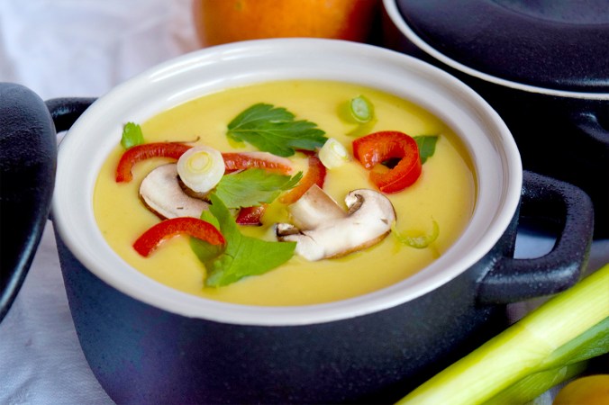 Asiatische Kartoffelsuppe