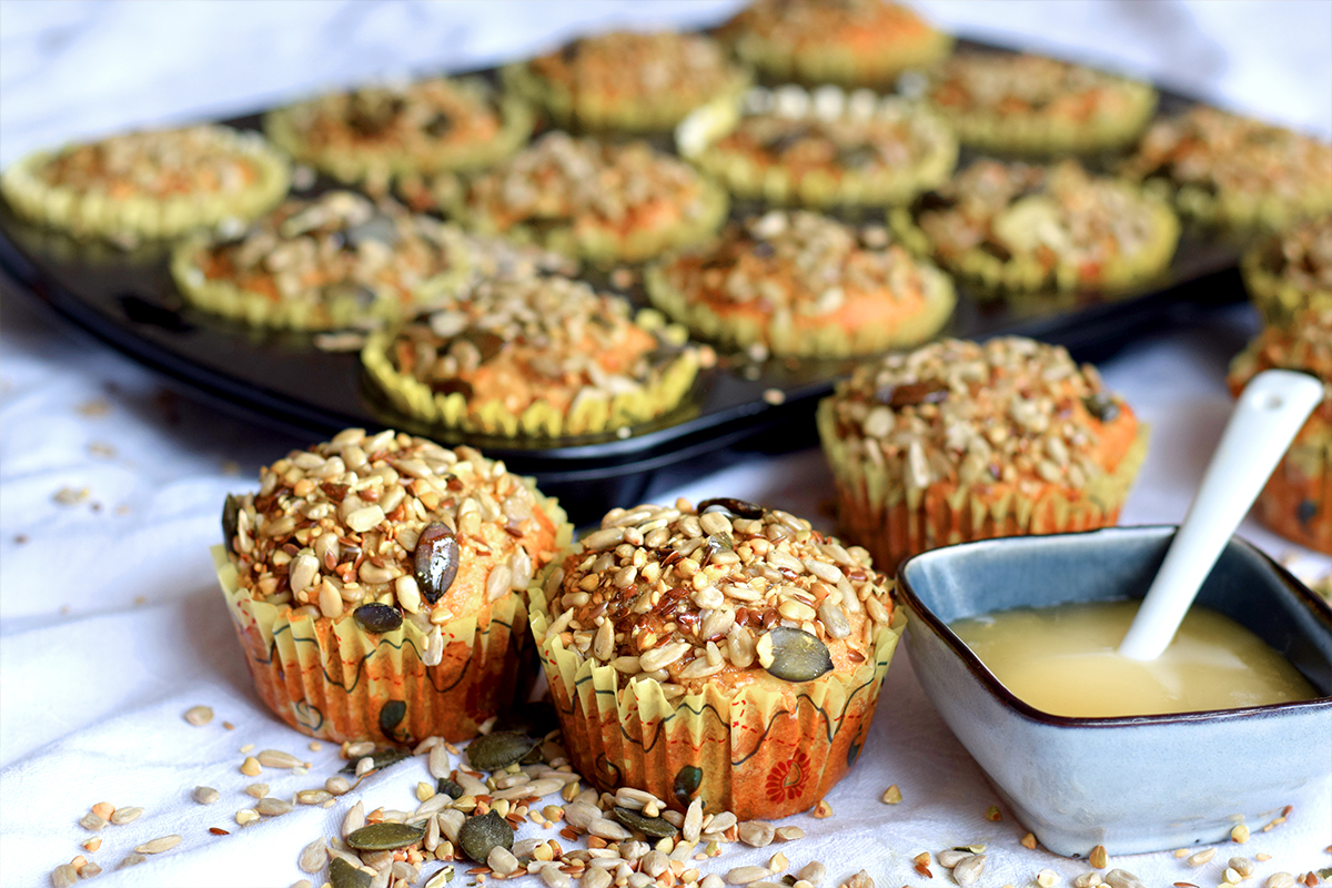 Cupcakes mit Körnern