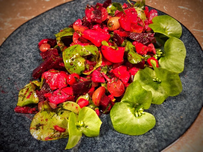 Rote Bete Salat mit Matjes