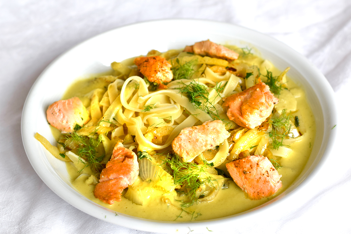 Fenchel mit Orangensoße