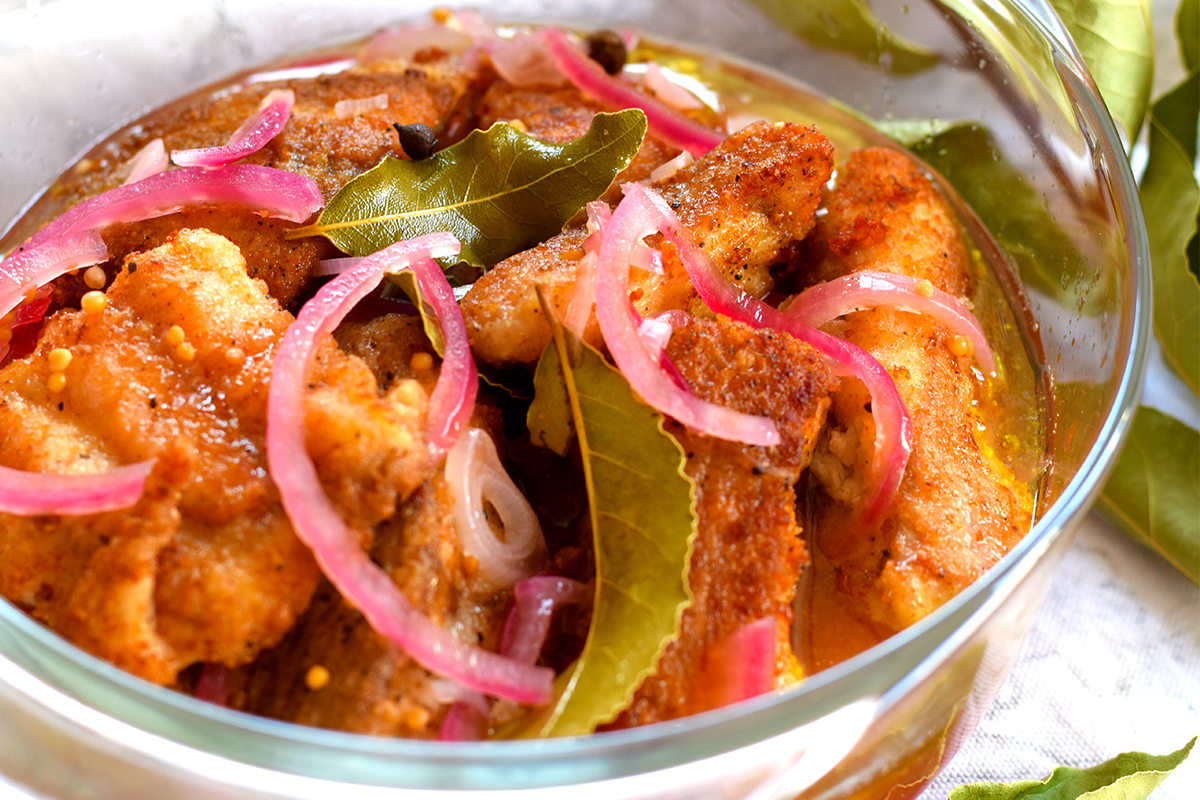 Bratfisch- eingelegt