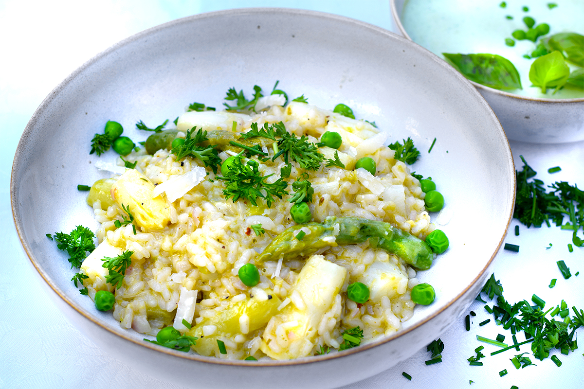 Asparagusrisotto